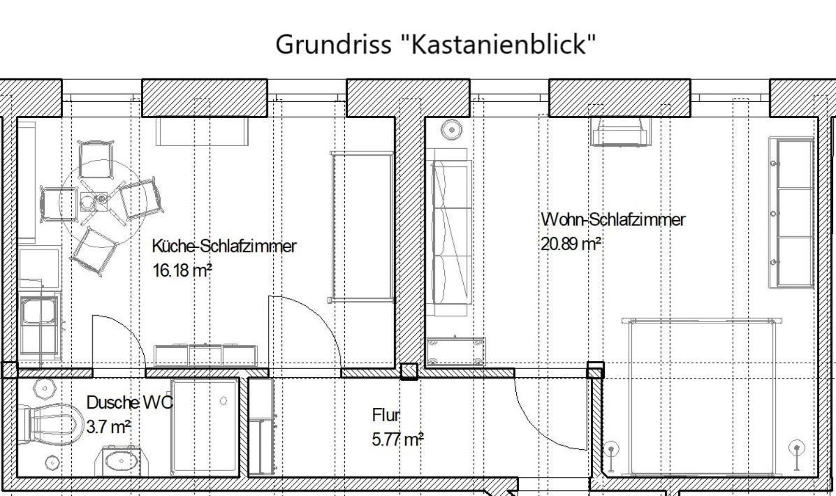 Ferienwohnung Kastanienblick oder Parkblick Ziethen  Exterior foto